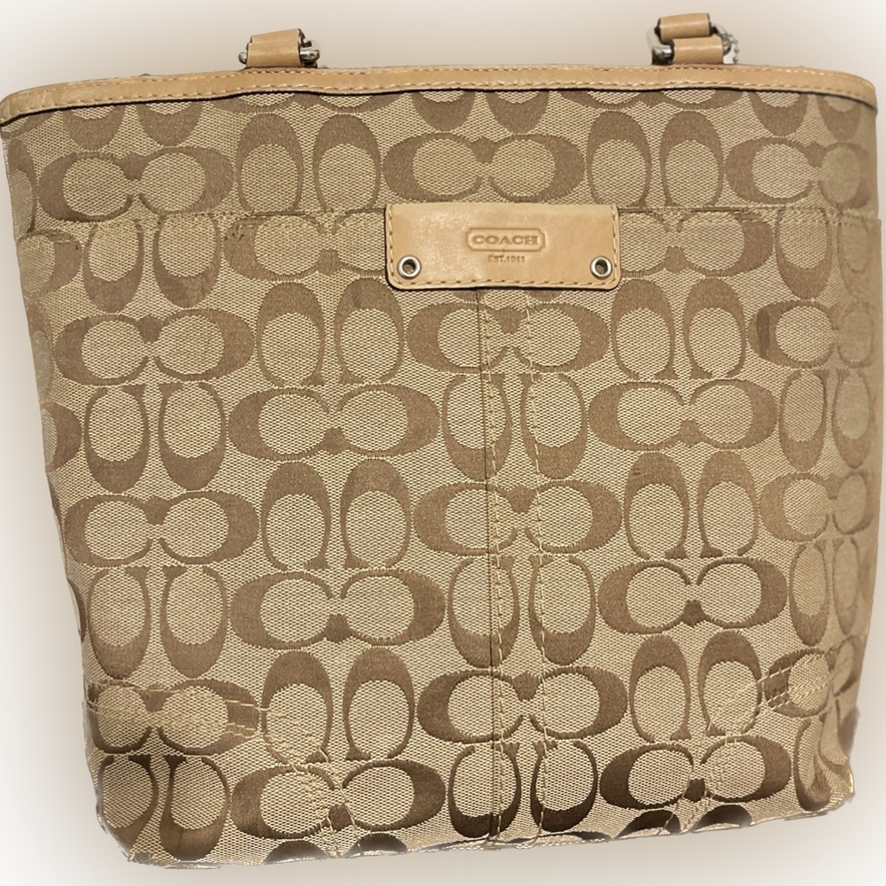 Coach Signature Canvas Bag